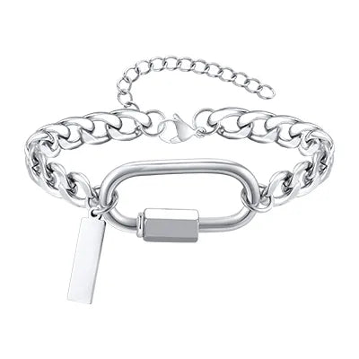 Classic Style Geometric 201 Stainless Steel Men'S Bracelets Men Chain Bracelets