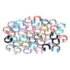 Classic Style Solid Color Stainless Steel Nose Ring In Bulk