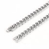 Classic Titanium Steel Thick Wide Flat Snake Bone Chain Necklace And Bracelet With Geometric Baked Paint Finish Unisex Jewelry