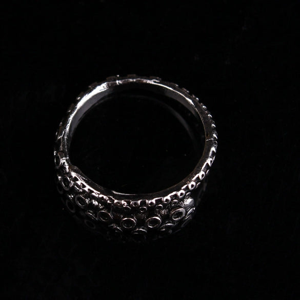 Classic Trendy Octopus Ring Vintage Exaggerated Opening Children's Adjustable Octopus Touch Finger Ring Men's Ring