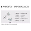 Classic Versatile Moissanite 925 Sterling Silver Earrings With Geometric Pattern And Electroplating For Women