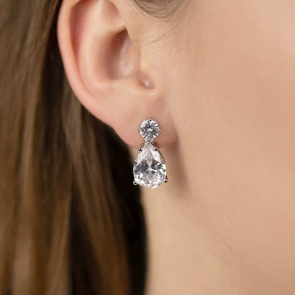 Classic Water Drop Earrings Wholesale Zircon High Quality Ladies Exquisite Earrings