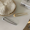 Classical Element Metal U Shaped Hair Pin Electroplated Simple Hair Comb Hairpin