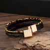 Classical Grain Alloy Handmade Men'S Bracelets