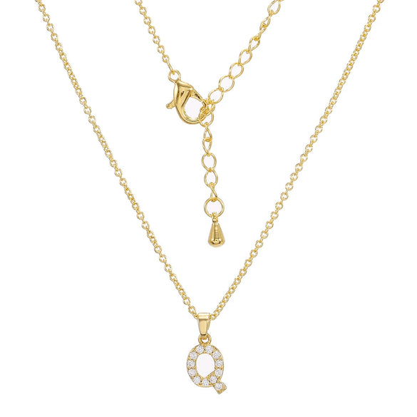 Clavicle Necklace Ecofriendly Brass With Letters Numbers Text Pattern And Diamond Styling