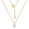 Clavicle Necklace Ecofriendly Brass With Letters Numbers Text Pattern And Diamond Styling