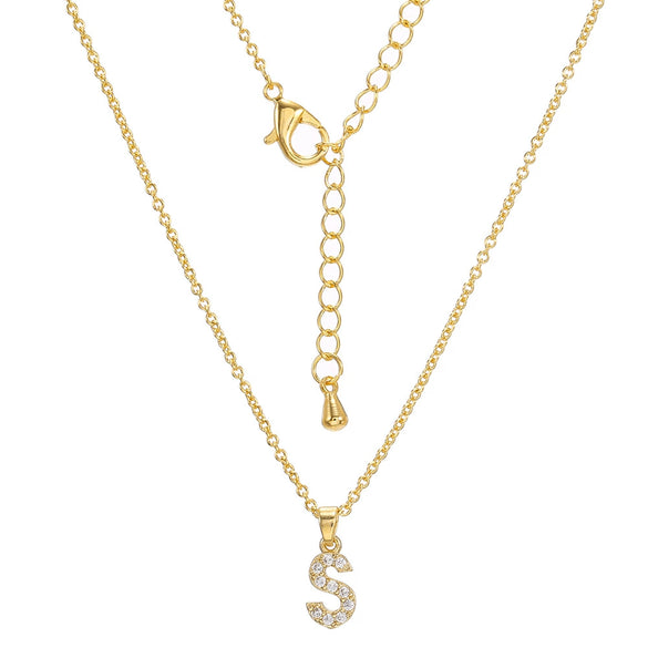 Clavicle Necklace Ecofriendly Brass With Letters Numbers Text Pattern And Diamond Styling