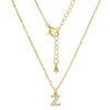 Clavicle Necklace Ecofriendly Brass With Letters Numbers Text Pattern And Diamond Styling