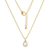 Clavicle Necklace Ecofriendly Brass With Letters Numbers Text Pattern And Diamond Styling