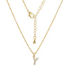 Clavicle Necklace Ecofriendly Brass With Letters Numbers Text Pattern And Diamond Styling