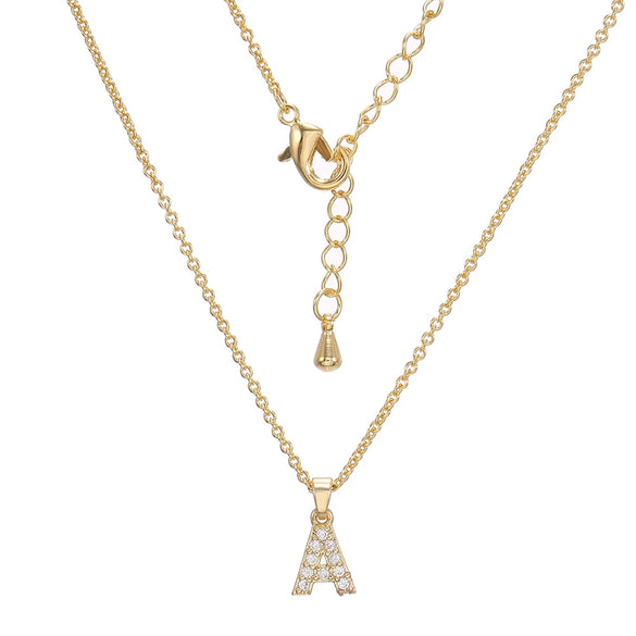 Clavicle Necklace Ecofriendly Brass With Letters Numbers Text Pattern And Diamond Styling