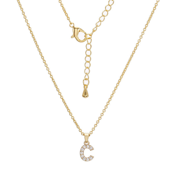 Clavicle Necklace Ecofriendly Brass With Letters Numbers Text Pattern And Diamond Styling