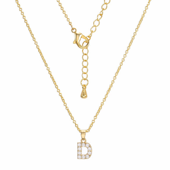 Clavicle Necklace Ecofriendly Brass With Letters Numbers Text Pattern And Diamond Styling