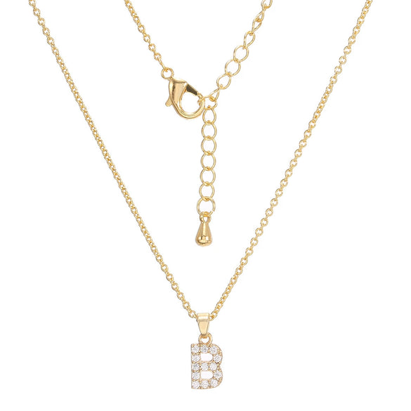 Clavicle Necklace Ecofriendly Brass With Letters Numbers Text Pattern And Diamond Styling