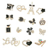 Clogs Diy Accessories Metal Decorations Removable Chain Shoe Buckles With Totem Pattern And Electroplating Treatment