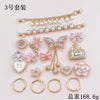 Clogs Diy Accessories Metal Decorations Removable Chain Shoe Buckles With Totem Pattern And Electroplating Treatment