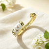 Cloisonné Butterfly And Flower Bracelet With Retro Painted Floral Motifs Decorative Jewelry Accessory