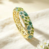 Cloisonné Enamel Bracelet With Openwork Floral Branches And Leaves Elegant Botanical Jewelry Accessory