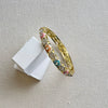 Cloisonné Openwork Floral Bracelet With Decorative Plated Finish Ethnic Style Jewelry Accessory