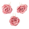 Cloth Artificial Flower Hairpin For Women Red Peony Rose Bridal Hair Jewelry Ushaped Floral Headdress Individually Packaged