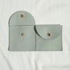 Cloth Jewelry Bag With Curved Snaps For Earrings Packaging