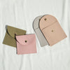 Cloth Jewelry Bag With Curved Snaps For Earrings Packaging