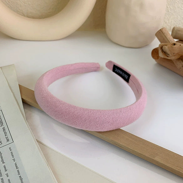 Cloth Knitting Sponge Hairband For Girls