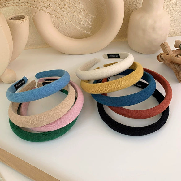 Cloth Knitting Sponge Hairband For Girls