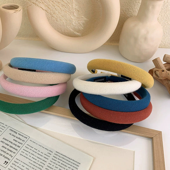 Cloth Knitting Sponge Hairband For Girls