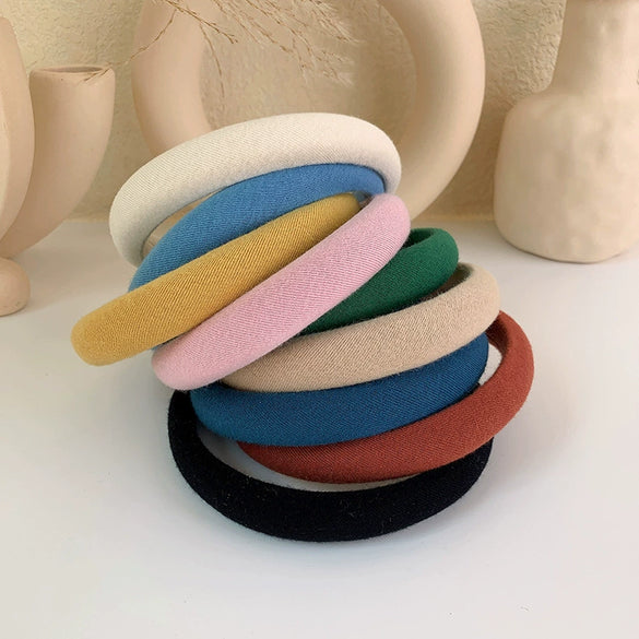 Cloth Knitting Sponge Hairband For Girls