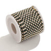 Clothing Accessories Stainless Steel Crystal Pearl Claw Chain Square Electroplated Jewelry Chain
