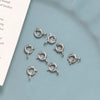 Coated Metal Spring Buckle Hanging Connection Tail Buckle Diy Handmade Jewelry Necklace Pendant Accessories