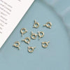 Coated Metal Spring Buckle Hanging Connection Tail Buckle Diy Handmade Jewelry Necklace Pendant Accessories