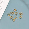 Coated Metal Spring Buckle Hanging Connection Tail Buckle Diy Handmade Jewelry Necklace Pendant Accessories