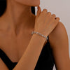 Cold Style Horseshoe Buckle Chain Bracelet Alloy Electroplated Geometric