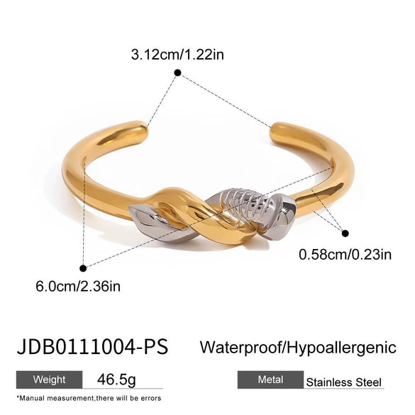 Color Matching Titanium Steel Electroplated Bracelet High End Hand Jewelry