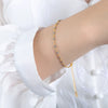 Colored Glaze Craft Titanium Steel Necklace Bracelet Suit Electroplated O Chain Fashion Geometric Unisex