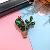 Colorful Fruit Crystal Brooch With Fresh Grape Strawberry Radish Design For Women's Silk Scarf And Cardigan Accessories