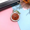 Colorful Fruit Crystal Brooch With Fresh Grape Strawberry Radish Design For Women's Silk Scarf And Cardigan Accessories