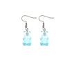 Colorful Gradient Bear Earrings Cute Cartoon Animal Earrings For Women Plastic Resin Statement Jewelry