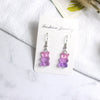 Colorful Gradient Bear Earrings Cute Cartoon Animal Earrings For Women Plastic Resin Statement Jewelry