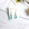 Colorful Gradient Bear Earrings Cute Cartoon Animal Earrings For Women Plastic Resin Statement Jewelry