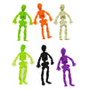 Colorful Plastic Skull And Ghost Trick Ring Doll Toy For Children Halloween Novelty Toy