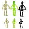 Colorful Plastic Skull And Ghost Trick Ring Doll Toy For Children Halloween Novelty Toy