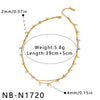 Colorful Zircon Geometric Stainless Steel Necklace And Bracelet Set For Women With 18K Vacuum Plated Finish