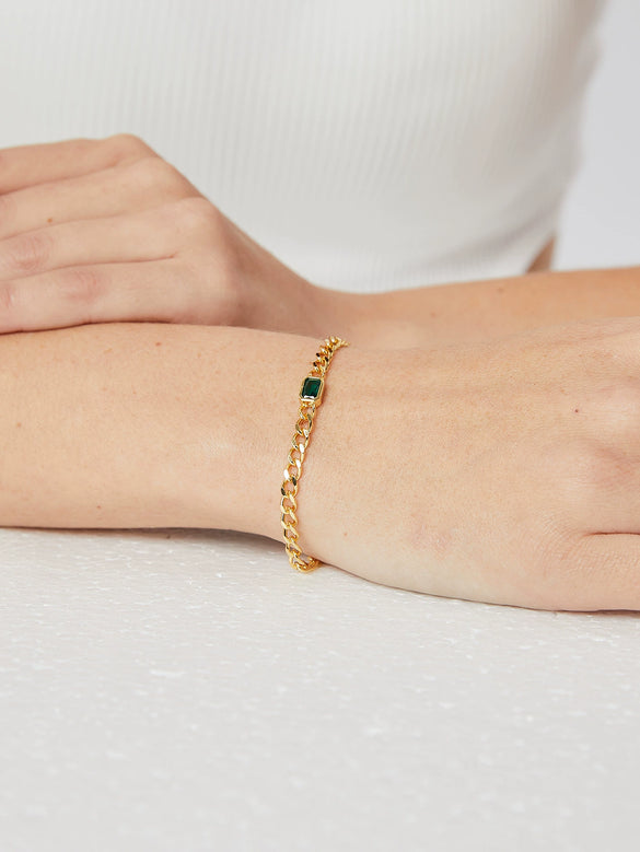 Commuter Bracelet Copper Geometric Style