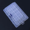 Compartment Plastic Desktop Storage Transparent Jewelry Packing Box