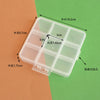 Compartment Plastic Desktop Storage Transparent Jewelry Packing Box