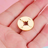 Compass Disc Pendant Jewelry Accessories Stainless Steel Fine Polished