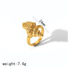 Conch Titanium Steel Stainless Steel Electroplated Women's Exaggerated Natural Style Earrings